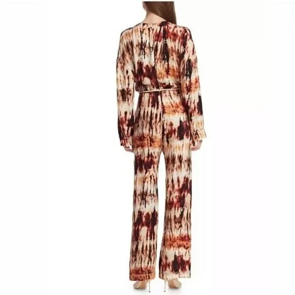 New Nanushka Jax Tie Dye Wide Leg Jumpsuit NWT Size Small - Picture 8 of 17